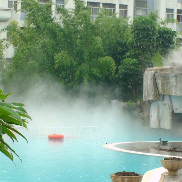 Swimming Pool Smoke Fountain